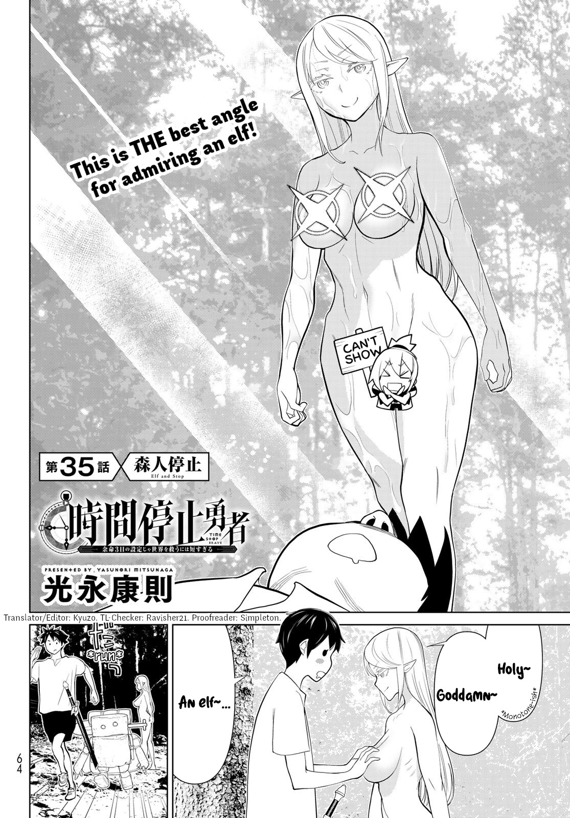 Time Stop Brave - Chapter 35: Elf And Stop - Share Any Manga on MangaPark